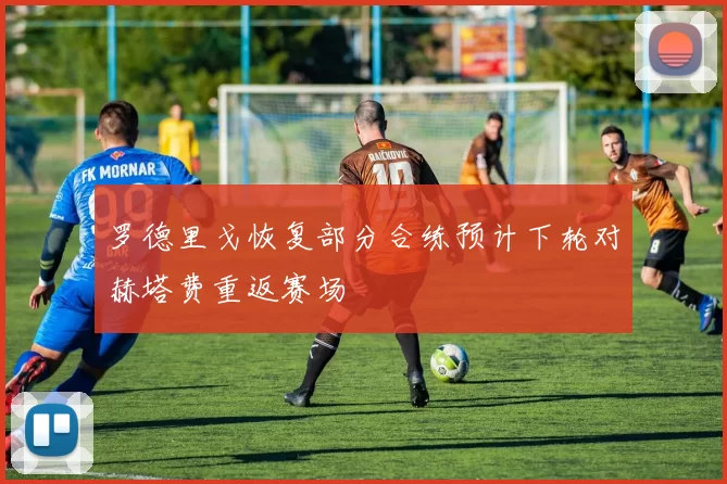 罗德里戈恢复部分合练预计下轮对赫塔费重返赛场